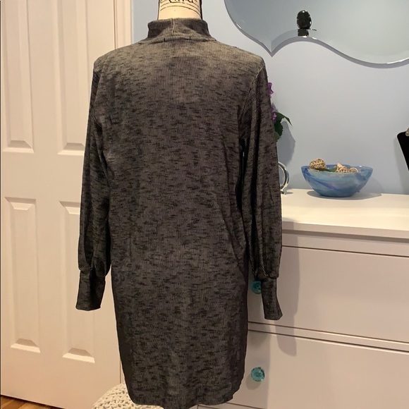 Hanover Cutout Dress Black Ribbed - Picture 8 of 9